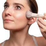 Utilisation du pinceau blush Ergoglam Brush B5-BLUSH beige Olaeya