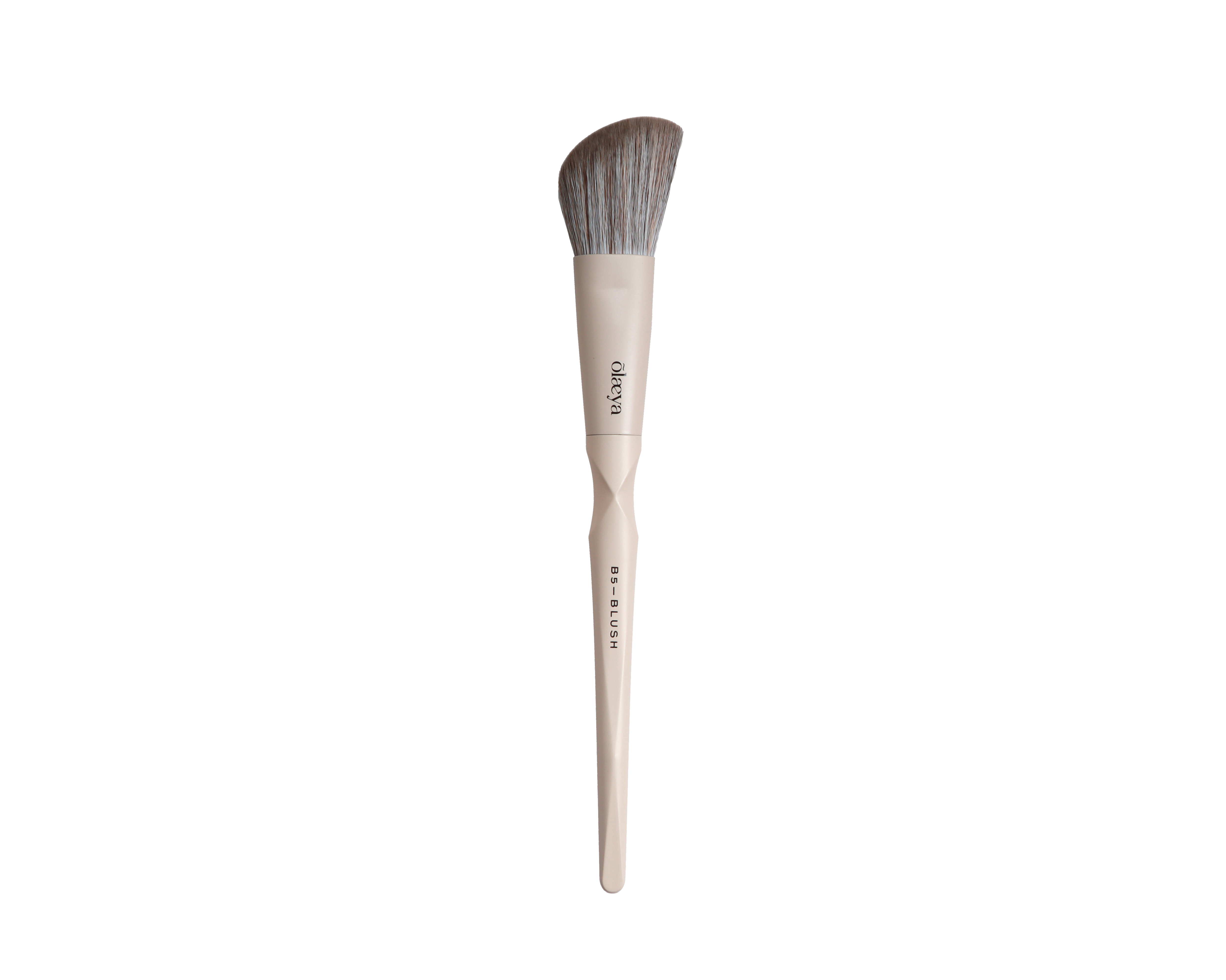 Pinceau blush Ergoglam Brush B5-BLUSH beige Olaeya sur fond blanc