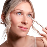 Utilisation du pinceau creux de paupière Ergoglam Brush E5-CREASE beige Olaeya