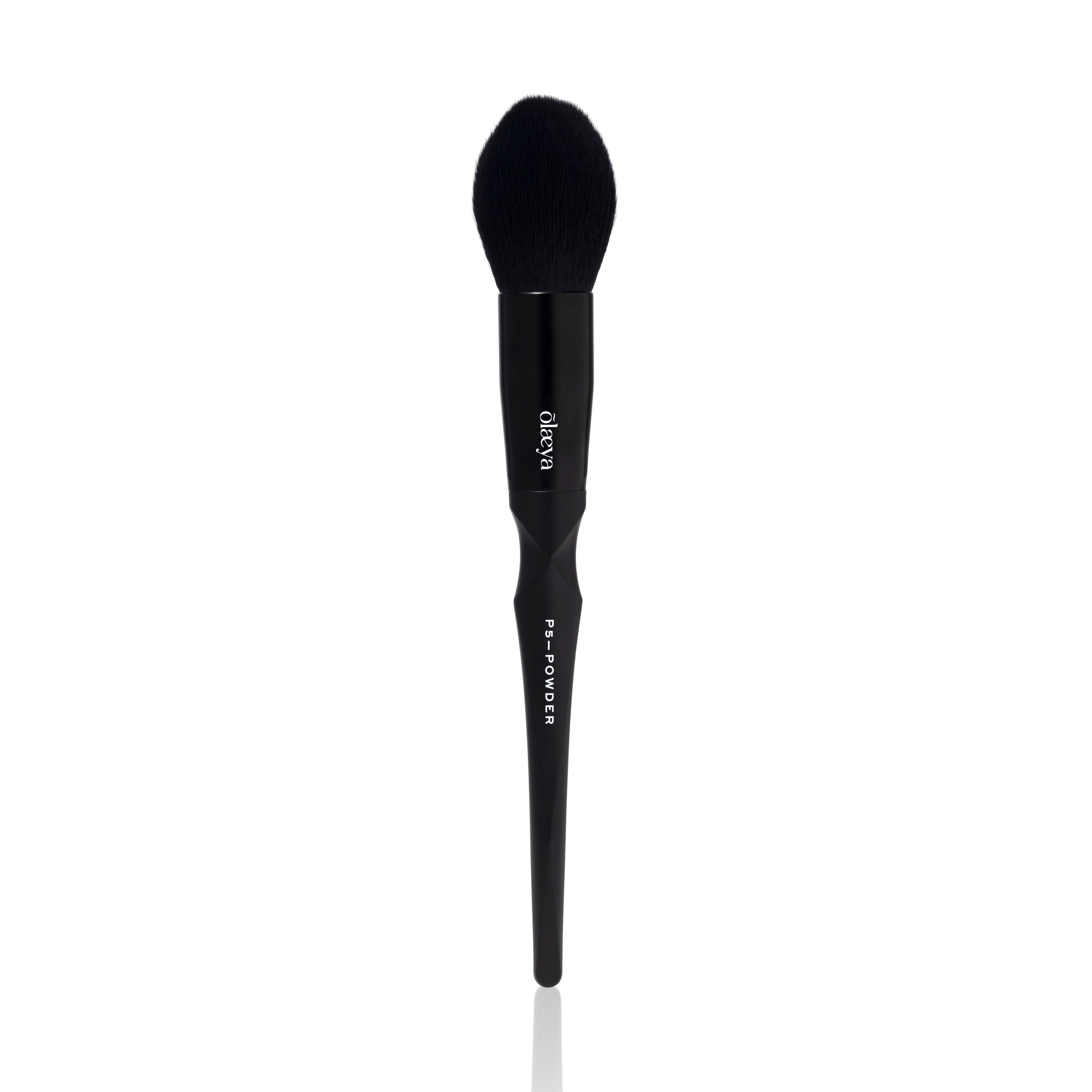 Pinceau poudre Ergoglam Brush P5-POWDER Black Edition Olaeya sur fond blanc